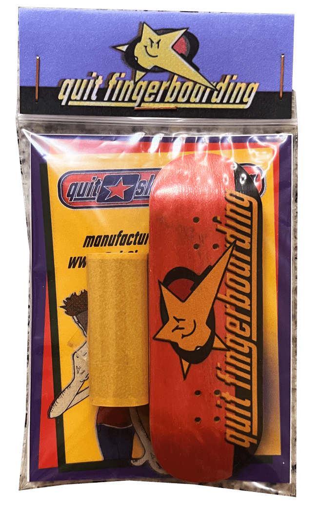 Fingerboard 32mm Popsicle Logo Red