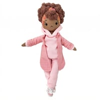 Image 1 of Liv Handmade Linen Doll (PREORDER- THIS ITEM WILL SHIP ON OR BEFORE MAY 30TH, 2026)