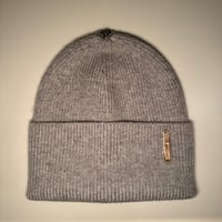 Image 2 of Grey Angora Beanie - WAS £16