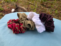 Image 1 of Pure Flax Linen Scrunchy Set- Every Herb & Seed