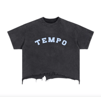 Image 3 of Tempo Distressed Cropped Tee