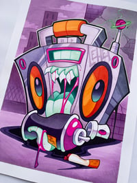 Ghetto Blaster Print