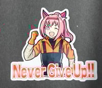 Haru Urara Never Give Up Sticker