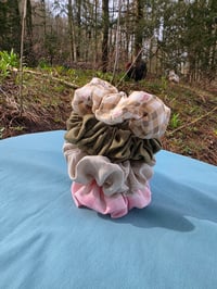 Image 1 of Pure Flax Linen Scrunchy Set- Abib