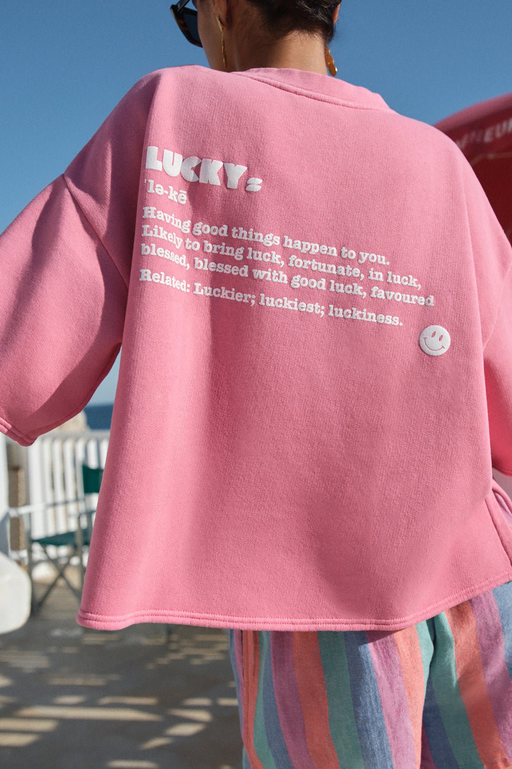 Image of 1-Sudadera manga corta Willow dusty pink