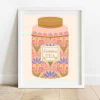 Jasmine Tea Canister Print