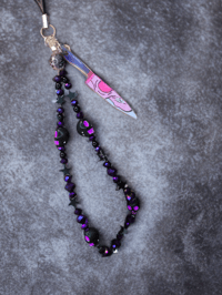 Image 1 of Handmade Phone Charm Pink