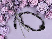 Image 1 of Handmade Phone Charm Black