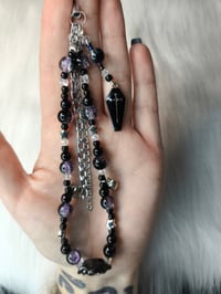 Image 3 of Handmade Phone Charm Black