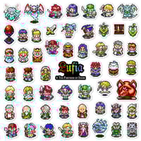 Image 1 of Lufia & the Fortress of Doom Sticker/Magnet Sets (55 Pieces)