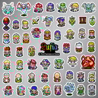 Image 2 of Lufia & the Fortress of Doom Sticker/Magnet Sets (55 Pieces)