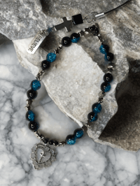 Image 1 of Handmade Phone Charm Blue