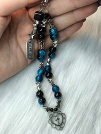 Image 3 of Handmade Phone Charm Blue