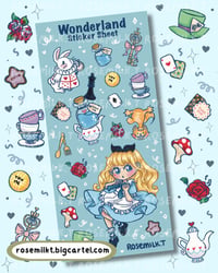 Image 1 of Wonderland sticker sheets
