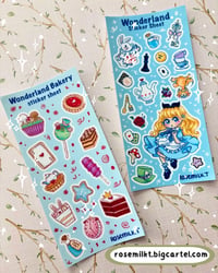 Image 3 of Wonderland sticker sheets