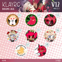 HAZBIN Medium Buttons Pins