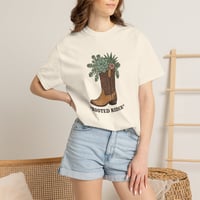 Image 10 of Rooted Rider Cowboy Boot Succulent T-Shirt