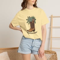 Image 13 of Rooted Rider Cowboy Boot Succulent T-Shirt