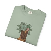 Image 15 of Rooted Rider Cowboy Boot Succulent T-Shirt