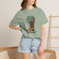 Image 16 of Rooted Rider Cowboy Boot Succulent T-Shirt