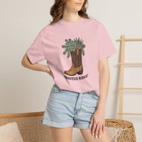 Image 1 of Rooted Rider Cowboy Boot Succulent T-Shirt