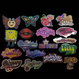 Image of sooo many y2k stickers!!