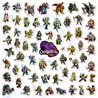 Image 1 of Ogre Battle 64: Person of Lordly Caliber Sticker/Magnet Sets (63 Pieces)