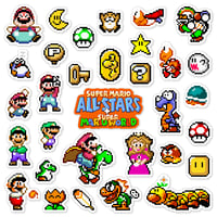 Image 1 of Super Mario All-Stars: Super Mario World Sticker/Magnet Sets (32 Pieces) 