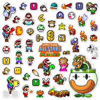 Image 1 of Super Mario All-Stars: Super Mario World Sticker/Magnet Sets (50 Pieces)