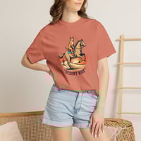 Image 7 of Desert Ride Cowboy T-Shirt — Western Horse Riding Graphic Tee