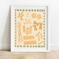 Pasta Shapes Print