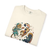 Image 3 of Astronaut Cats Graphic T-Shirt — Space Kitty Crew Tee