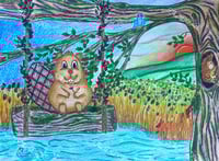 Image 1 of Beaver Days and Sunshine Rays Full Size Diamond Painting by MadeByLyons