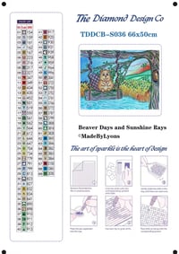 Image 4 of Beaver Days and Sunshine Rays Full Size Diamond Painting by MadeByLyons