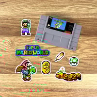 Image 3 of Super Mario World Sticker/Magnet Sets (32 Pieces) 