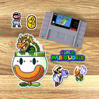Image 3 of Super Mario World Sticker/Magnet Sets (50 Pieces)