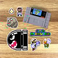 Image 3 of Super Mario World Sticker/Magnet Sets (60 Pieces)