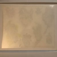 Image 2 of 1980’s hand colored skull flash sheet laminated 11x14