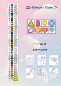 Image 5 of Shiny Gems Mini Diamond Painting Kit by Doodles First