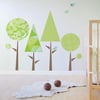 Lollypop Popsicle Tree Removable and Reusable Wall Decal Kids Nursery Christmas