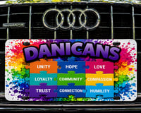 Image 2 of DANICANS Sublimation License Plate – Drive with Purpose