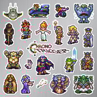 Image 2 of Chrono Trigger Sticker/Magnet Sets (21 Pieces) 