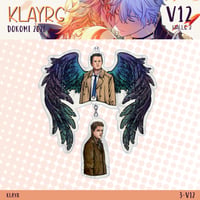 Image 1 of Destiel "Guardian Angel" Double Keychain