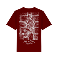 Image 2 of 753 d.C.pz Red Tee