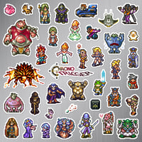 Image 2 of Chrono Trigger Sticker/Magnet Sets (39 Pieces)