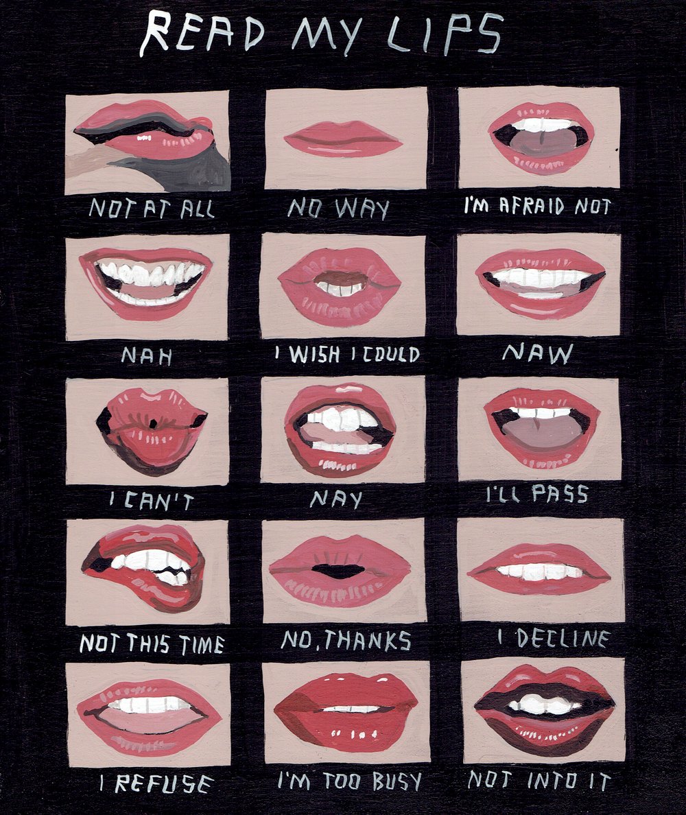 Image of READ MY LIPS