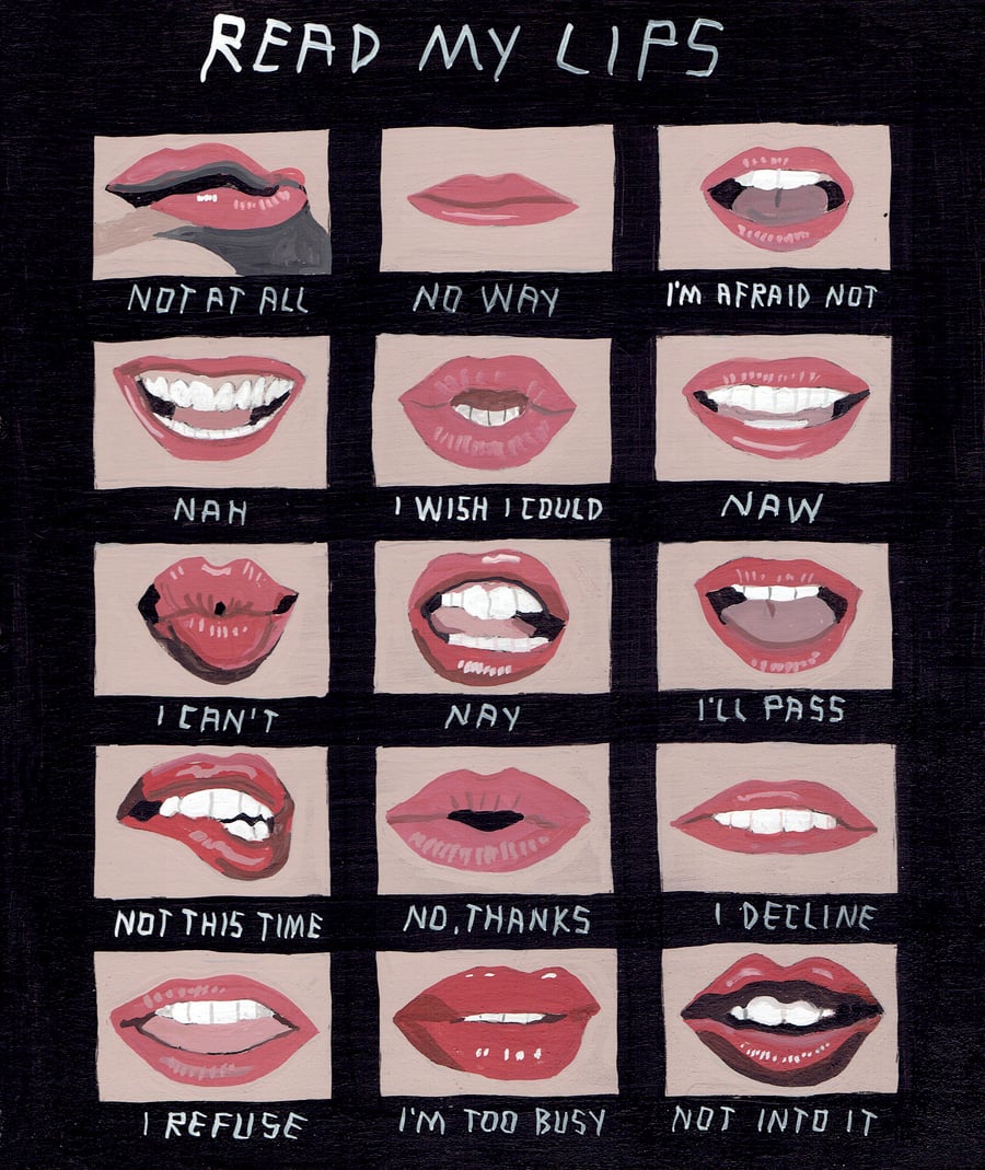 Image of READ MY LIPS