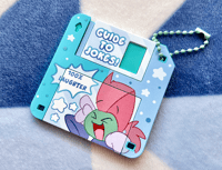 Image 1 of Sir Falspar Floppy Disk Charm~!