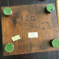 Image 8 of Praying hand folk art tramp art box 1984