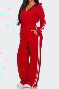 Red with Stripes DIVA Jumpsuit